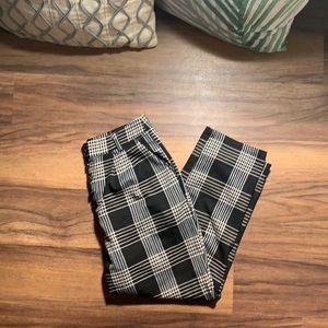 Plaid Ankle Pant